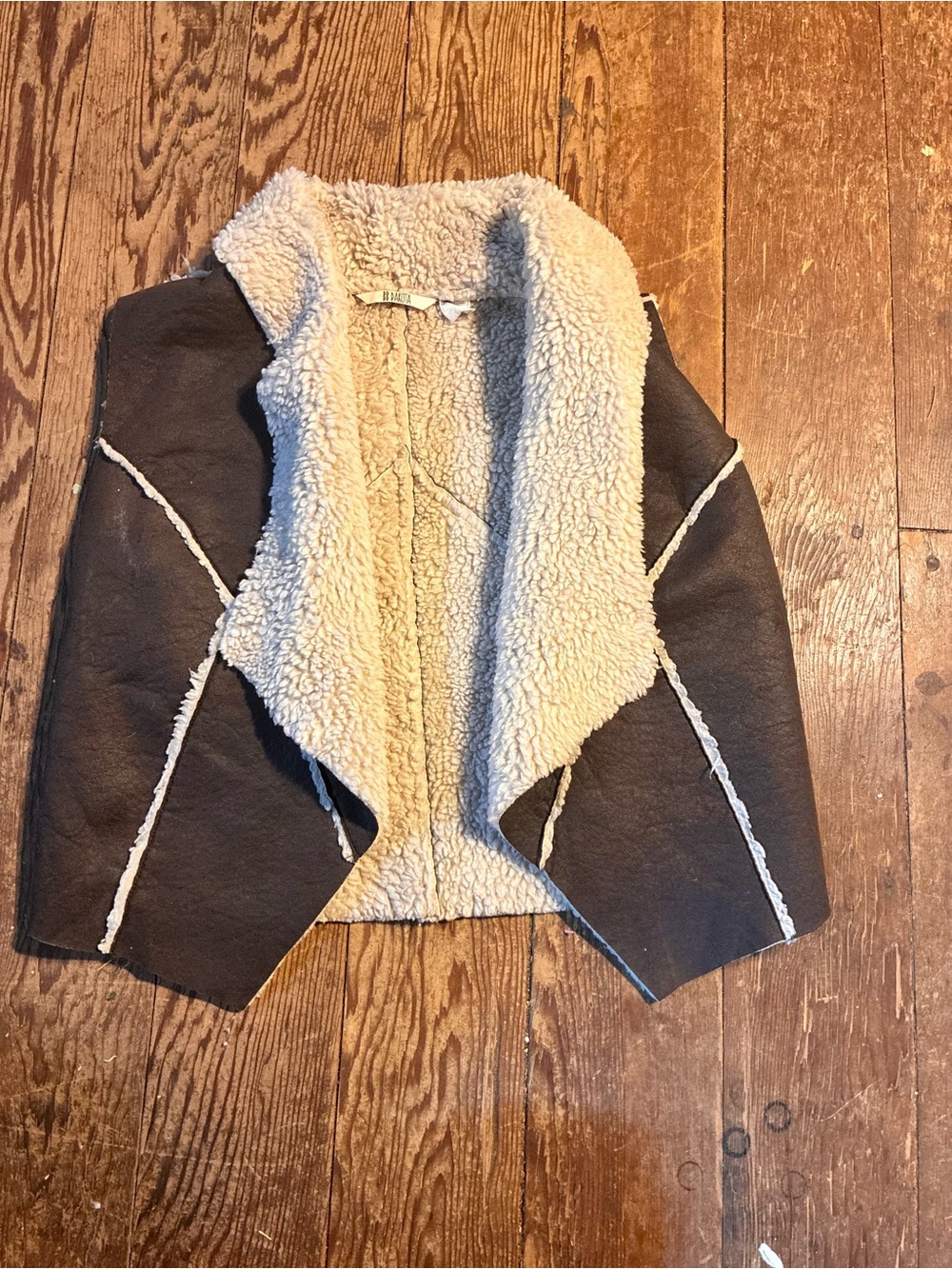 BB Dakota Cream Sherpa Jacket
